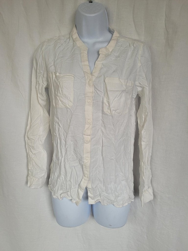 Mooie witte blouse mt 34 merk Only, ., Wit, Ophalen of Verzenden, Zo goed als nieuw