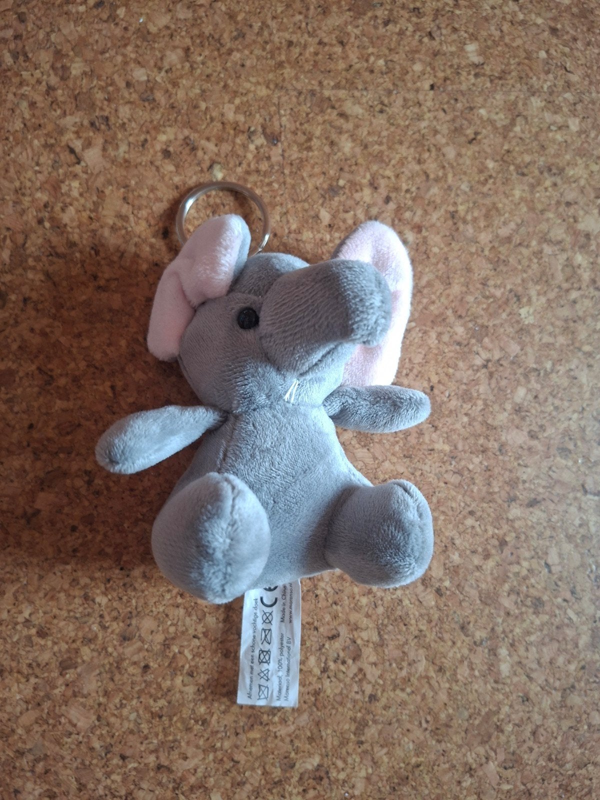 Olifant sleutelHanger, Ophalen of Verzenden, Nieuw, Grijs, Overige materialen