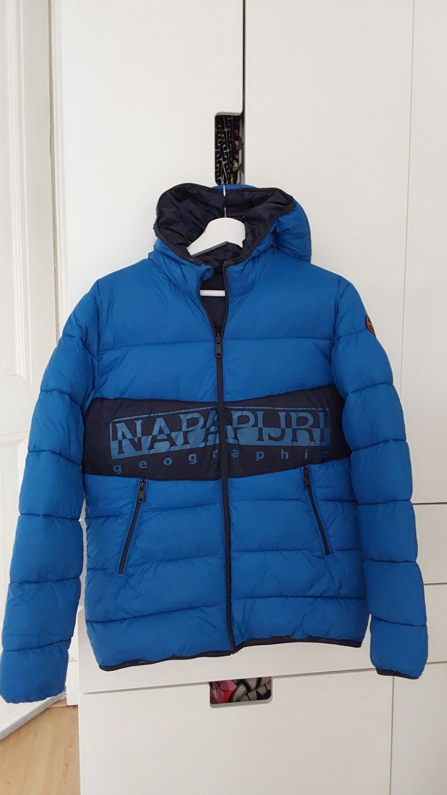Mooie Napapijri winterjas maat 164, Kinderen en Baby's, Ophalen of Verzenden, Zo goed als nieuw, Napapijri, Jongen