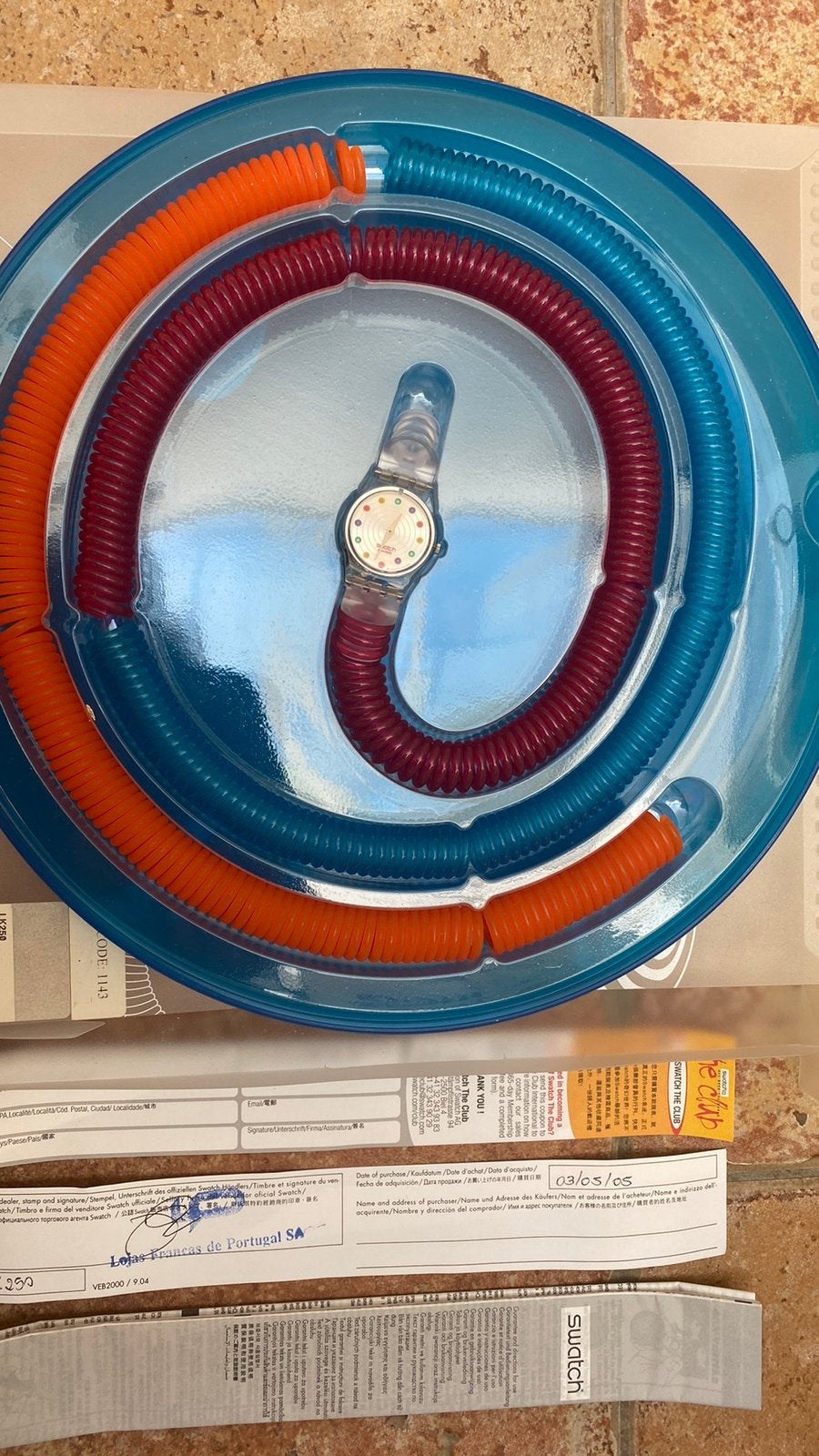 Swatch horloge vintage, Ophalen of Verzenden, Zo goed als nieuw, Overige merken