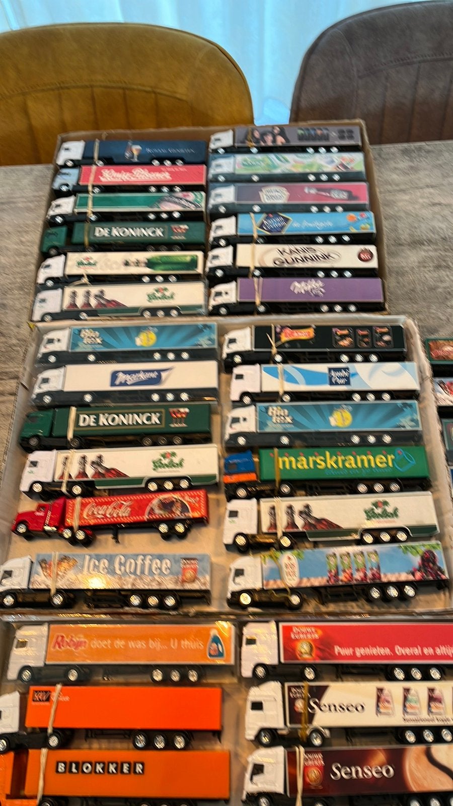 40x schaalmodellen vrachtwagens, Verzenden, Zo goed als nieuw, Bus of Vrachtwagen, Overige merken