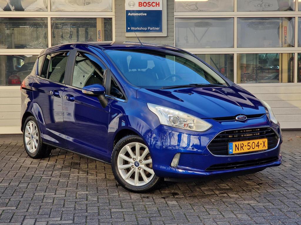 Ford B-Max 1.0 EcoBoost Titanium|Clima|Trekhaak|Cruise-contr, Auto's, Ford, Bedrijf, Te koop, B-Max, ABS, Achteruitrijcamera, Airbags