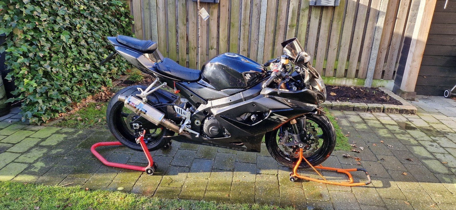 Suzuki GSX-R 1000 2006 K6 K5 zwart Yoshimura, Sportuitlaat, 4 cilinders, Motorrijbewijs A, Gebruikt