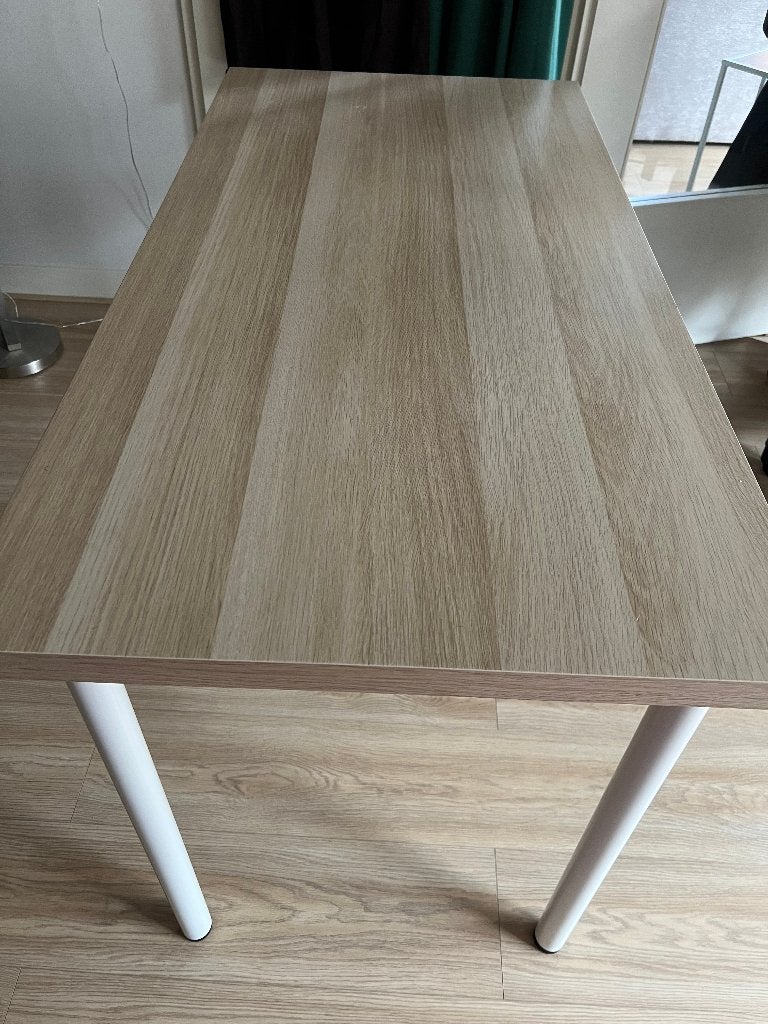 Modern bureau - 2 jaar oud, zo goed als nieuw, Ophalen, 120 cm, Hout, Zo goed als nieuw