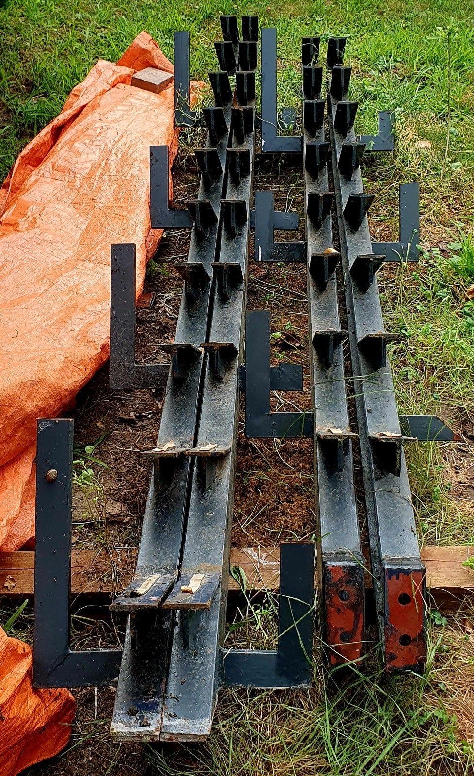 Zeer flauwe / luie trap onder een hoek van 52 4 trapbomen, Ophalen