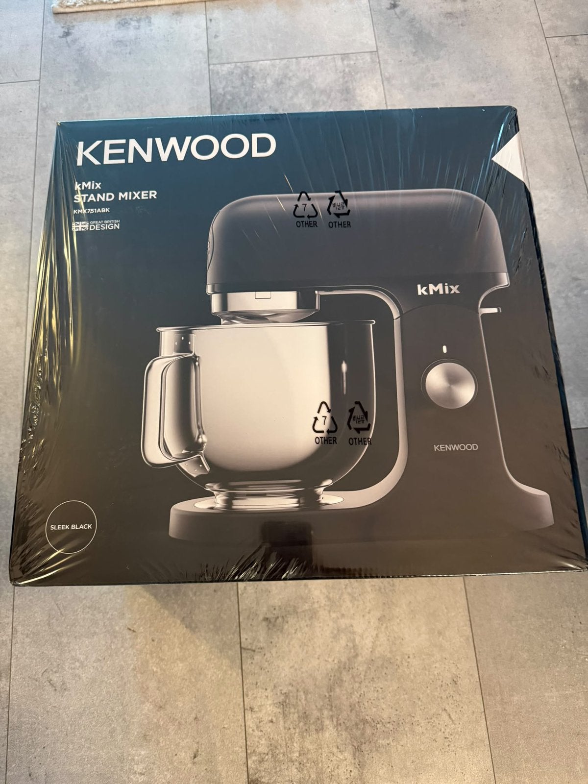 Kenwood kMix KMX751ABK Zwart - gesealed!!, Witgoed en Apparatuur, 4 liter of meer, Nieuw, 3 snelheden of meer, Ophalen of Verzenden