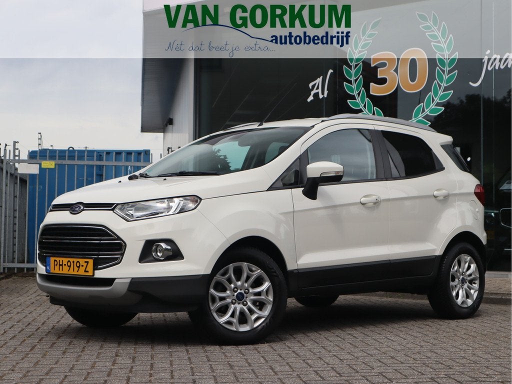 Ford EcoSport 1.0 EcoBoost Titanium Navi / Stoelverw / Keyle, Auto's, Ford, Voorwielaandrijving, Stof, Gebruikt, Ecosport