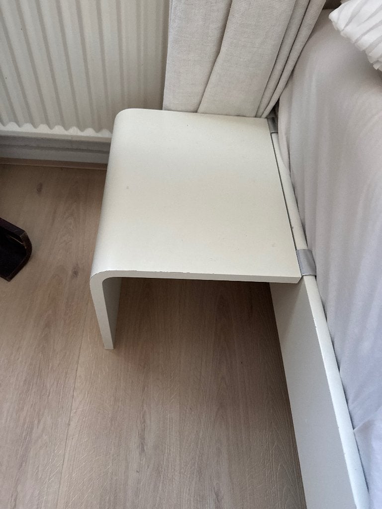 Auping auronde bed, Huis en Inrichting, Slaapkamer | Bedden, Ophalen, 90 cm, Eenpersoons, Bruin