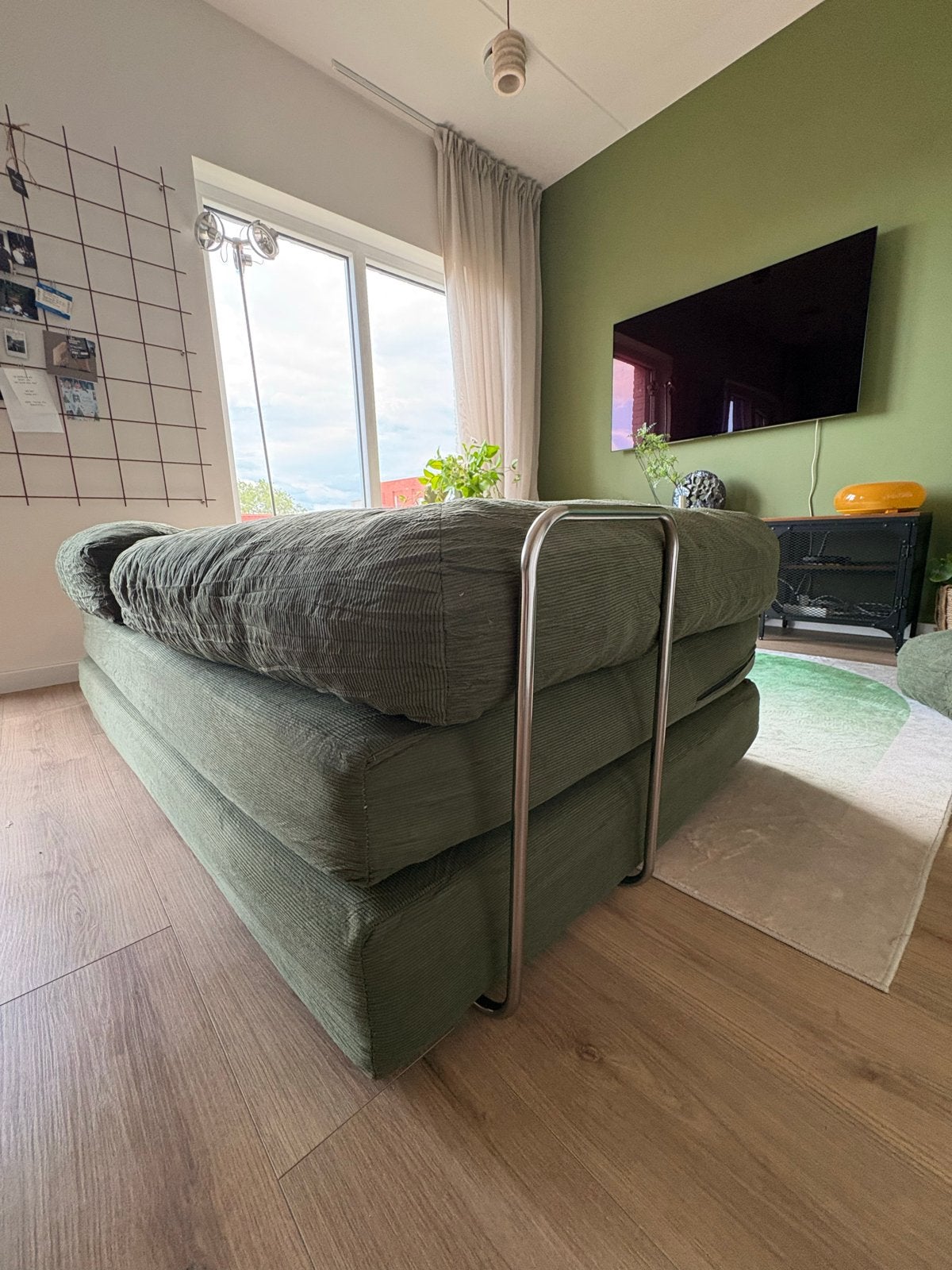 Modulaire teddy sofa, Ophalen, 150 tot 200 cm, 75 tot 100 cm, Stof