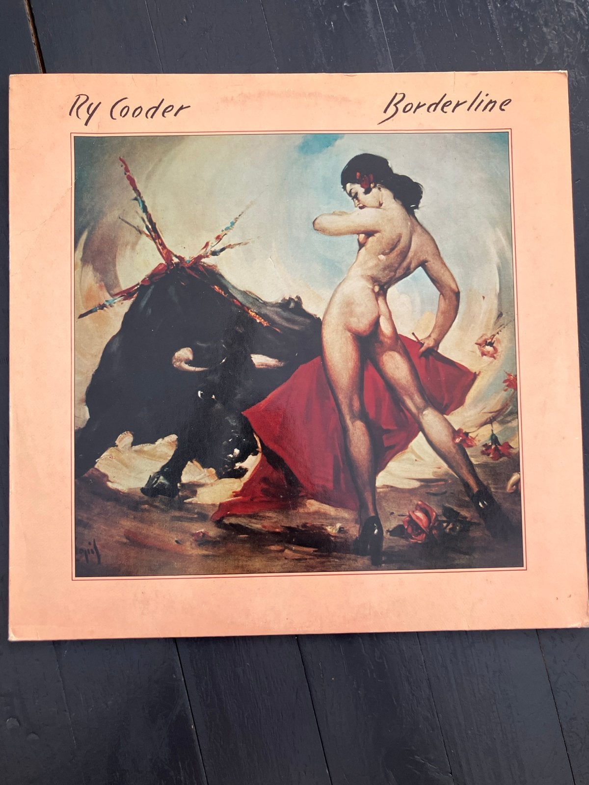 Ry Cooder - Borderline LP (1980), LP, Gebruikt, Pop, Originele persing