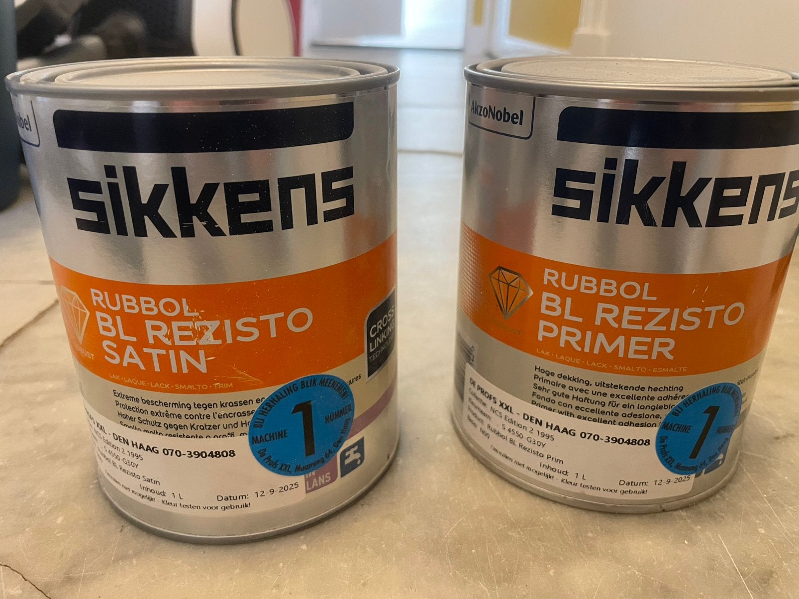 Groene Sikkens verf: primer en lak, Nieuw, Ophalen of Verzenden, Lak, Minder dan 5 liter