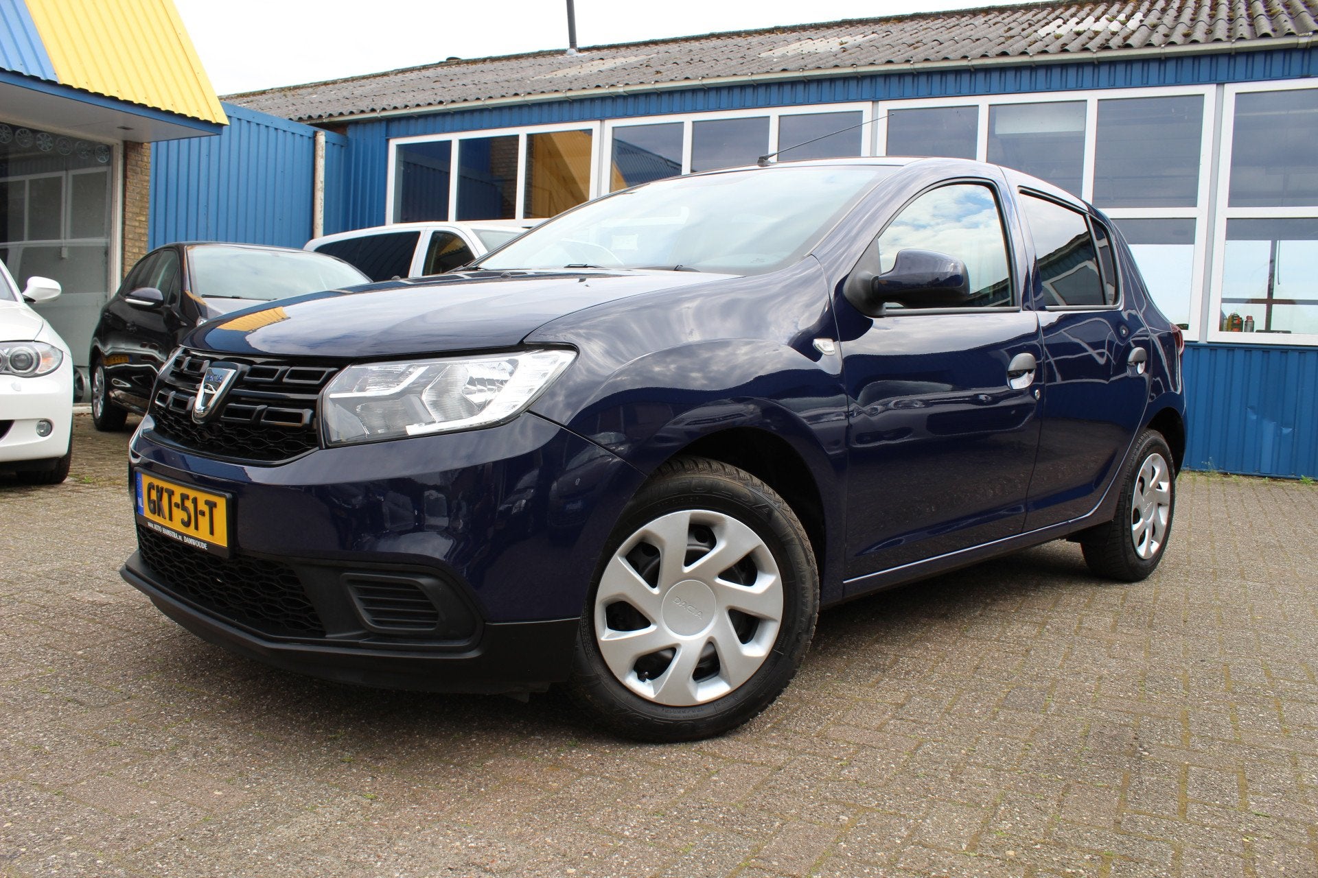Dacia Sandero 1.0 SCe "Laureate" LED - BLTH - Trekhaak - Aud, Auto's, Dacia, Stof, Gebruikt, Zwart, Blauw