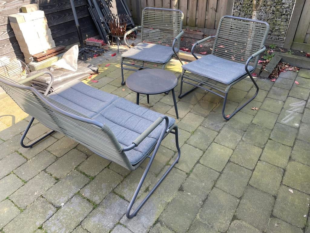 Mooie tuinset Zgan!, Tuin en Terras, Tuinsets en Loungesets, Ophalen, 4 zitplaatsen, Aluminium, Tuinset