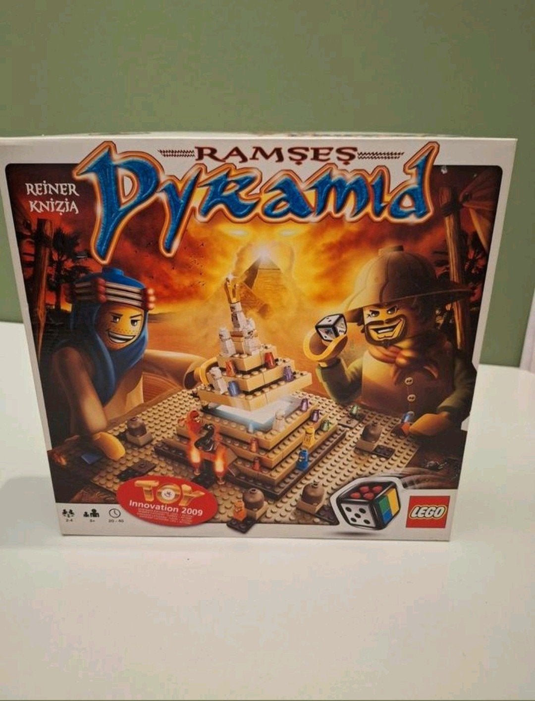 Lego ramses pyramid 3843 compleet met doos, Compleet, Overige thema's, Lego, Ophalen of Verzenden