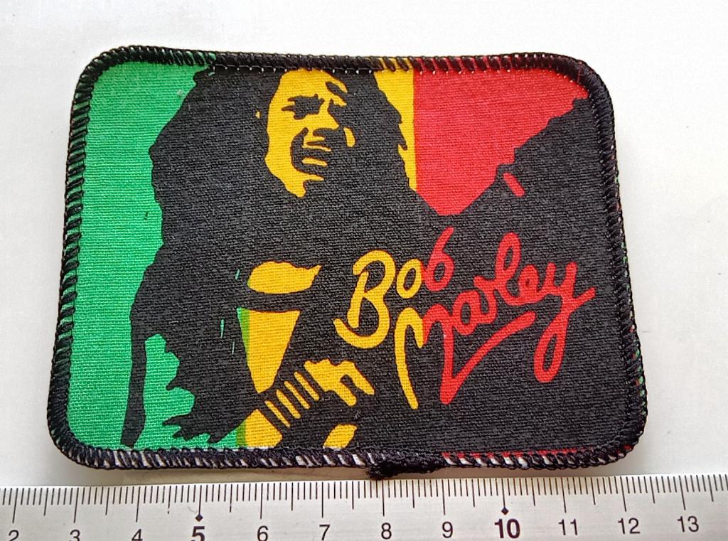 Bob Marley vrij  mooie vintage 80's patch m92 nieuw reggae, Verzenden, Nieuw, Kleding