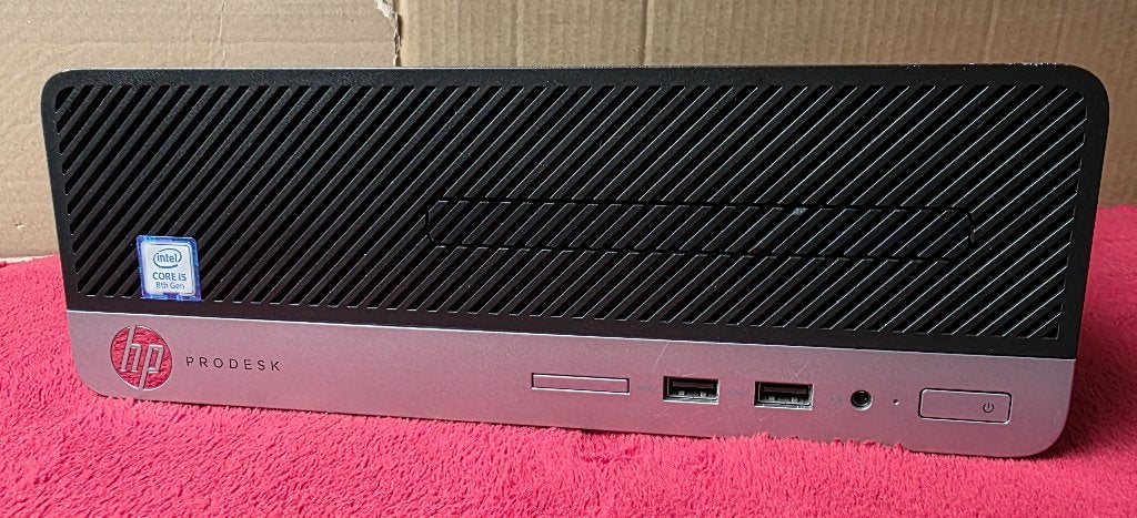 HP Prodesk 400 G5 SSF i5 8de Gen 8GB DDR4 256 SSD + Win 11, Met monitor, 8 GB, Refurbished, Ophalen of Verzenden