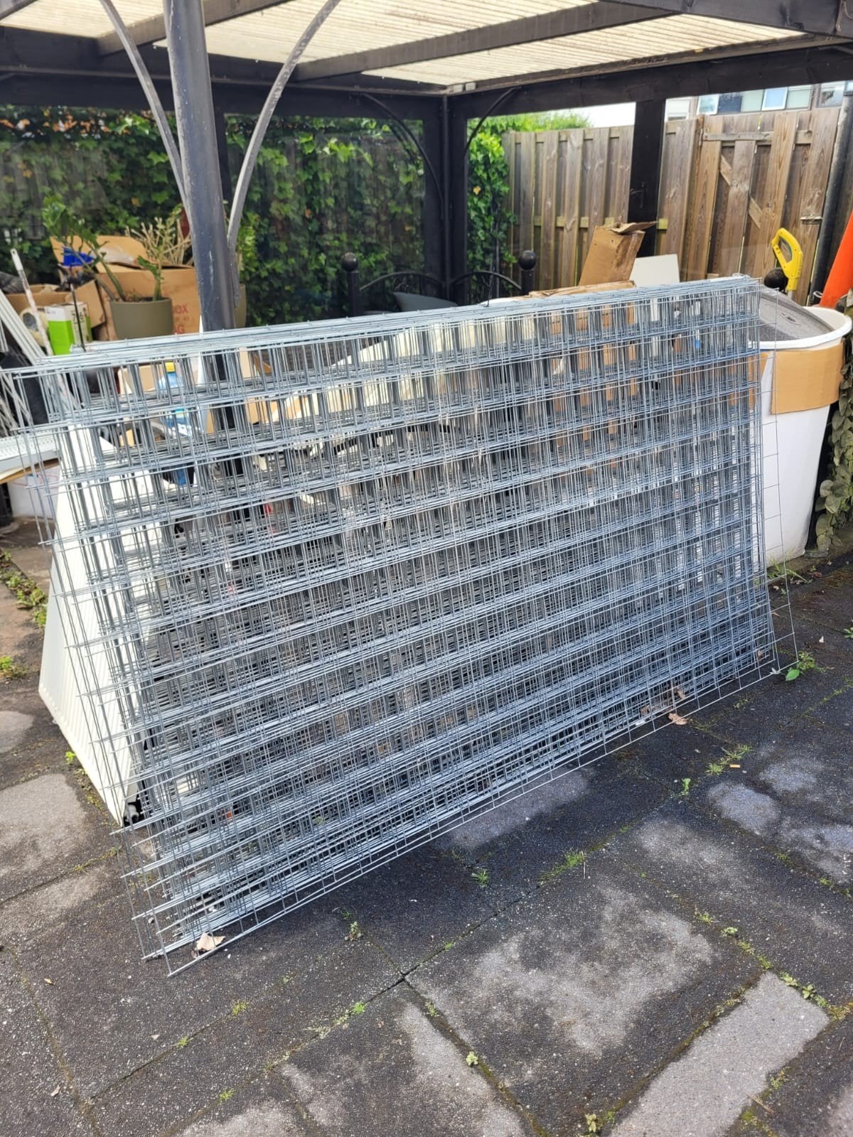 Draadmatten staal verzinkt voor diverse toepassingen, Tuin en Terras, Gaas en Draad, Ophalen, Nieuw, Minder dan 10 meter