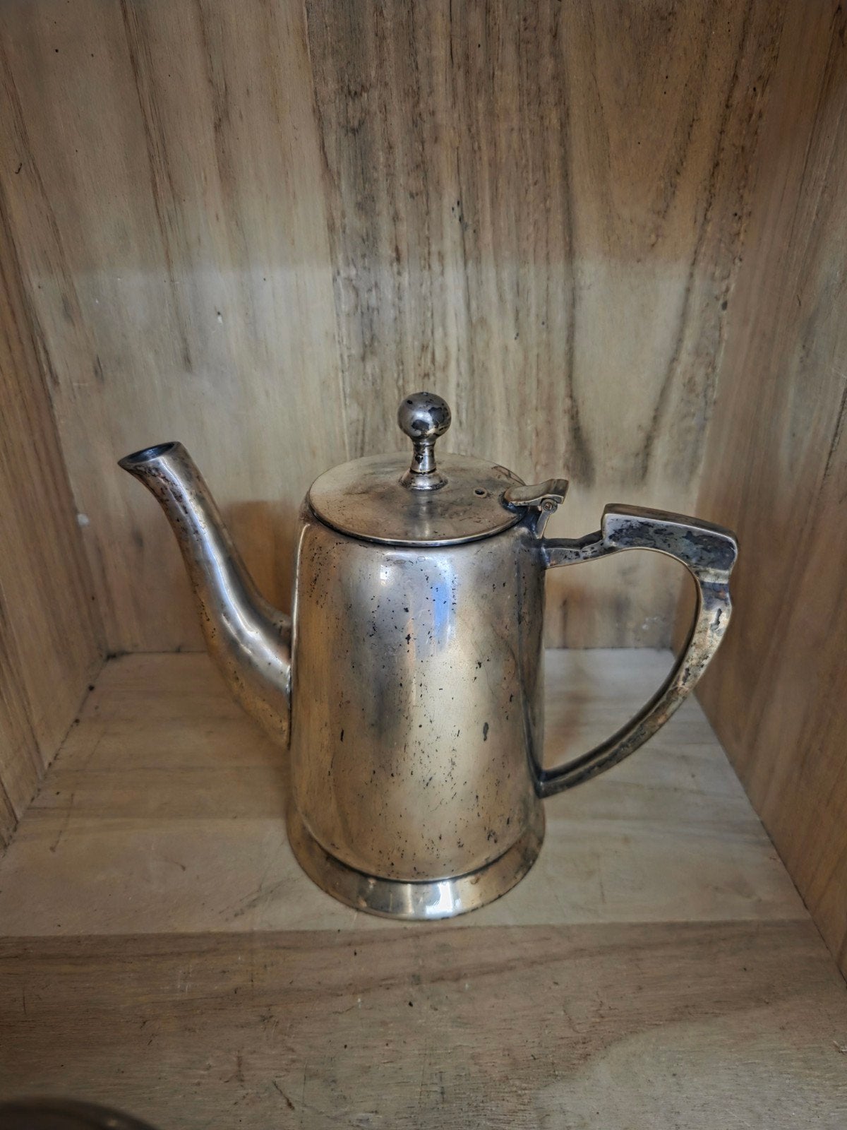 Vintage verzilverde theeset - 4-delig, Antiek en Kunst, Ophalen of Verzenden