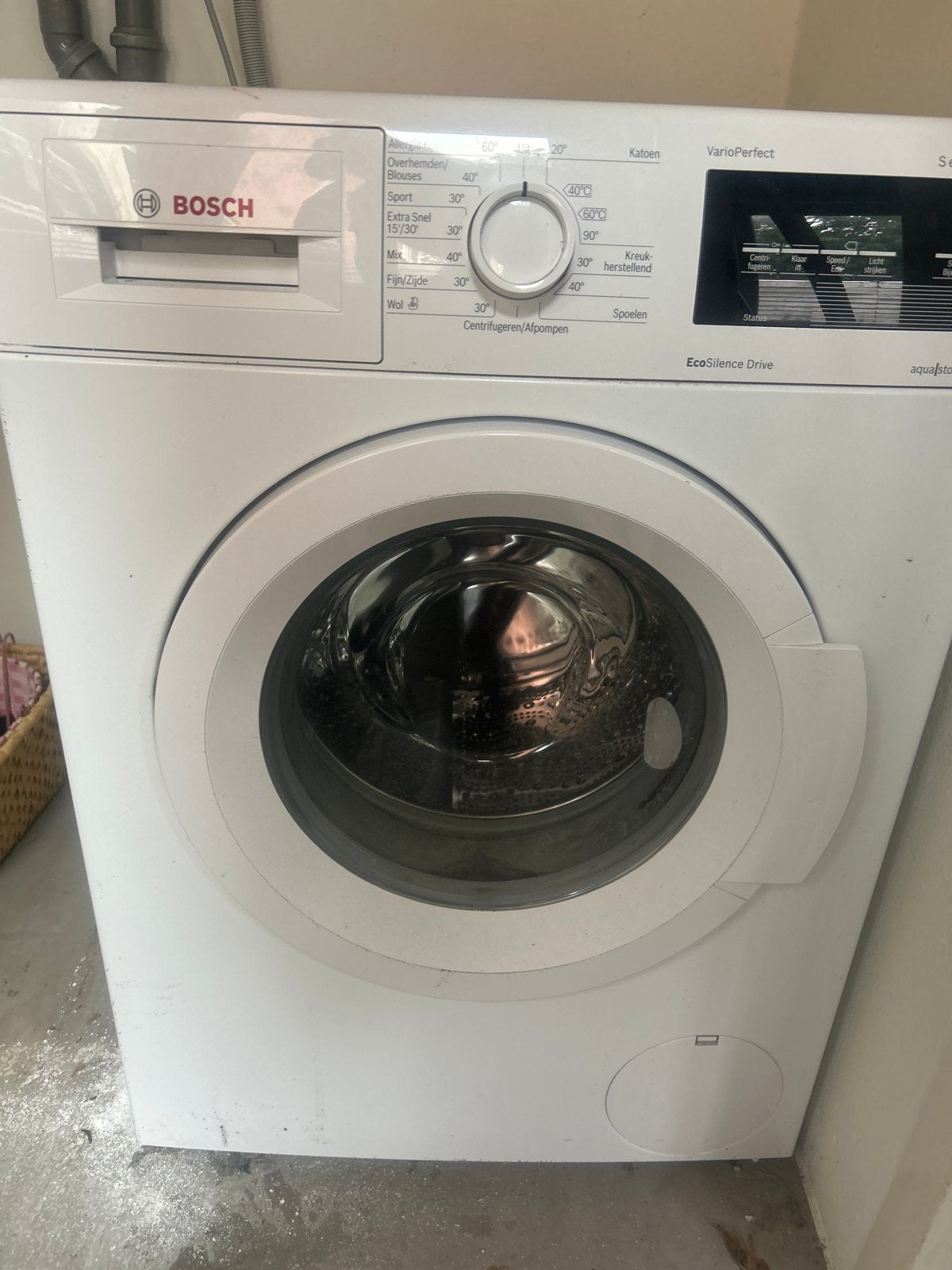Bosch Serie 6 VarioPerfect Wasmachine EcoSilence Drive, Witgoed en Apparatuur, Wasmachines, Ophalen, Gebruikt, Voorlader, Kort programma