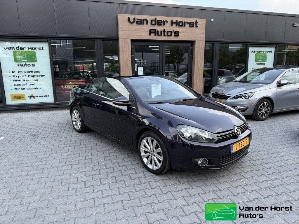 Volkswagen Golf Cabriolet 1.4 TSI DSG airco navi (bj 2012), Auto's, Automaat, Euro 5, Gebruikt, 680 kg