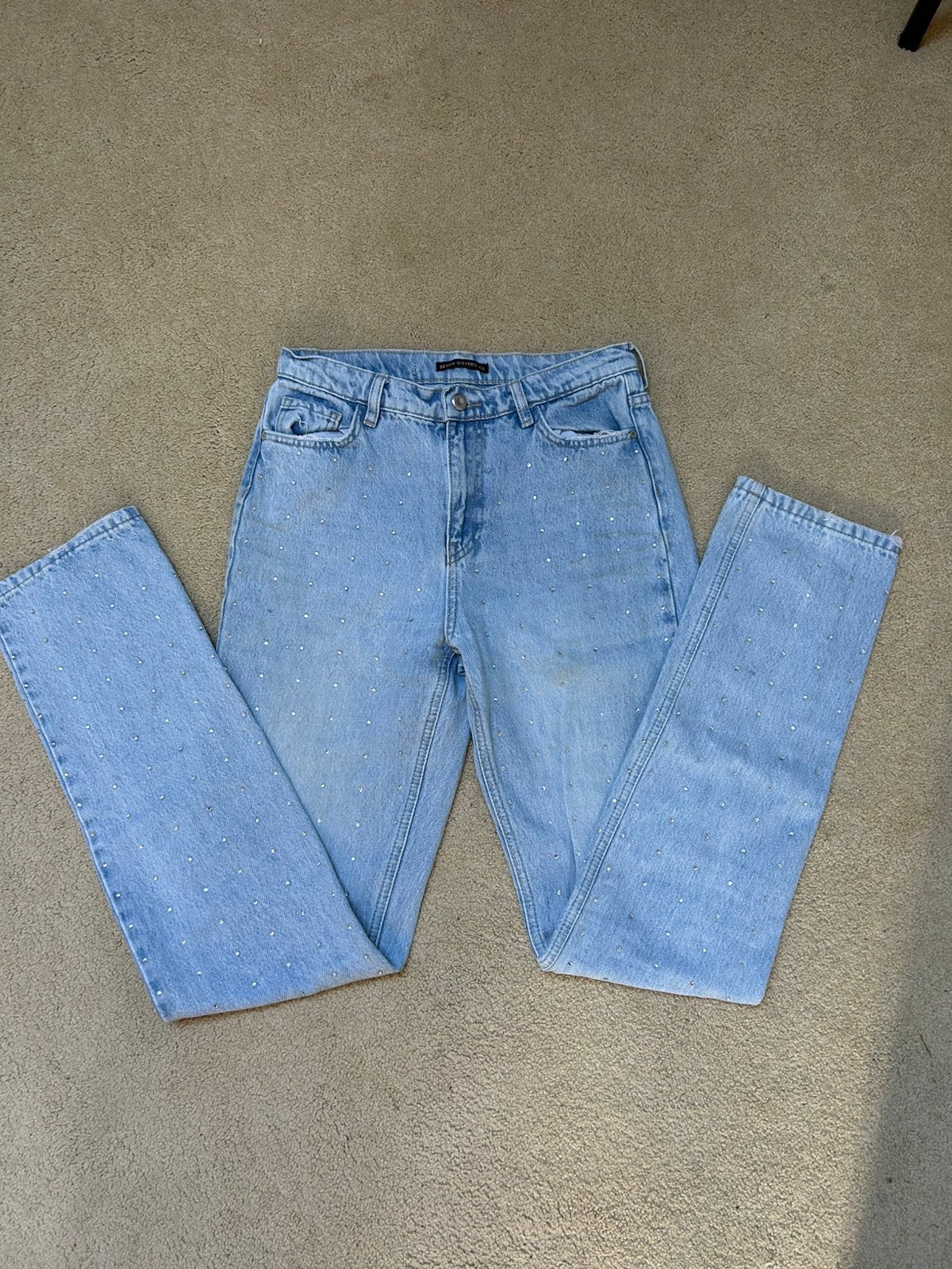 Spijkerbroek maat 34/XS, Ophalen of Verzenden, Zo goed als nieuw, Blauw, W27 (confectie 34) of kleiner