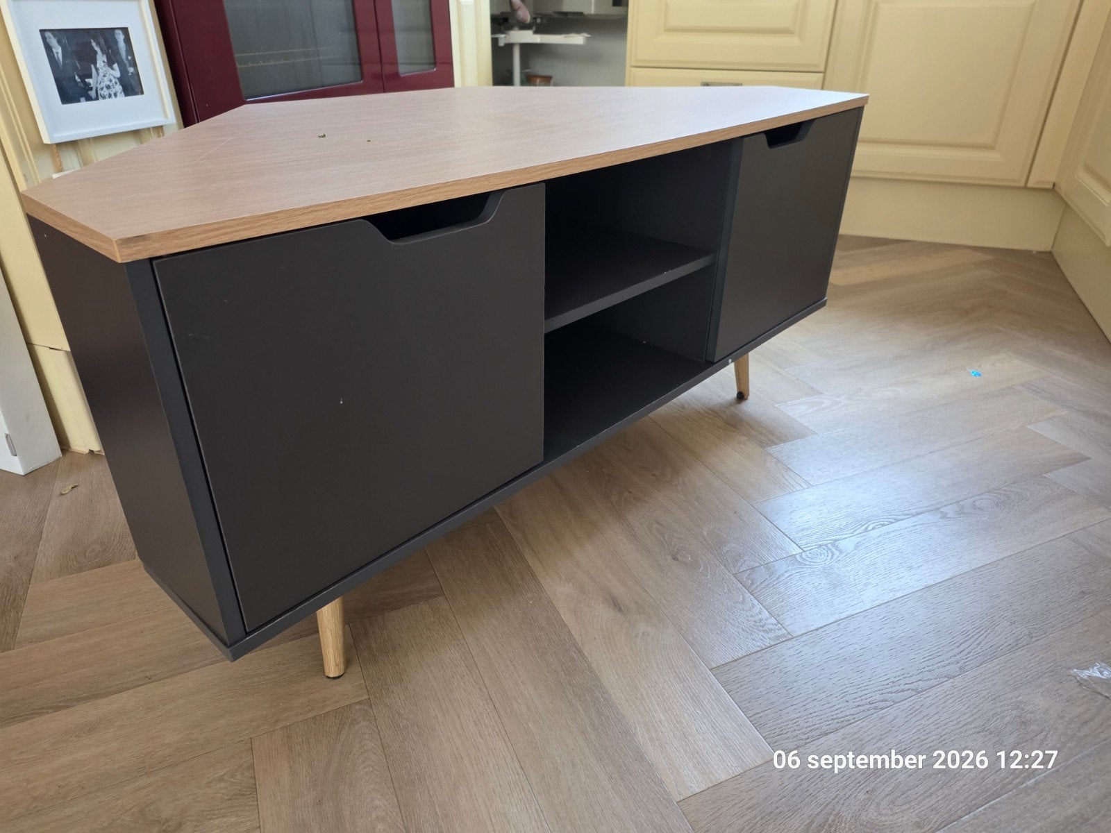 Hoek TV-meubel - 115x55x53.5 cm, Ophalen, Gebruikt, 100 tot 150 cm, Minder dan 100 cm