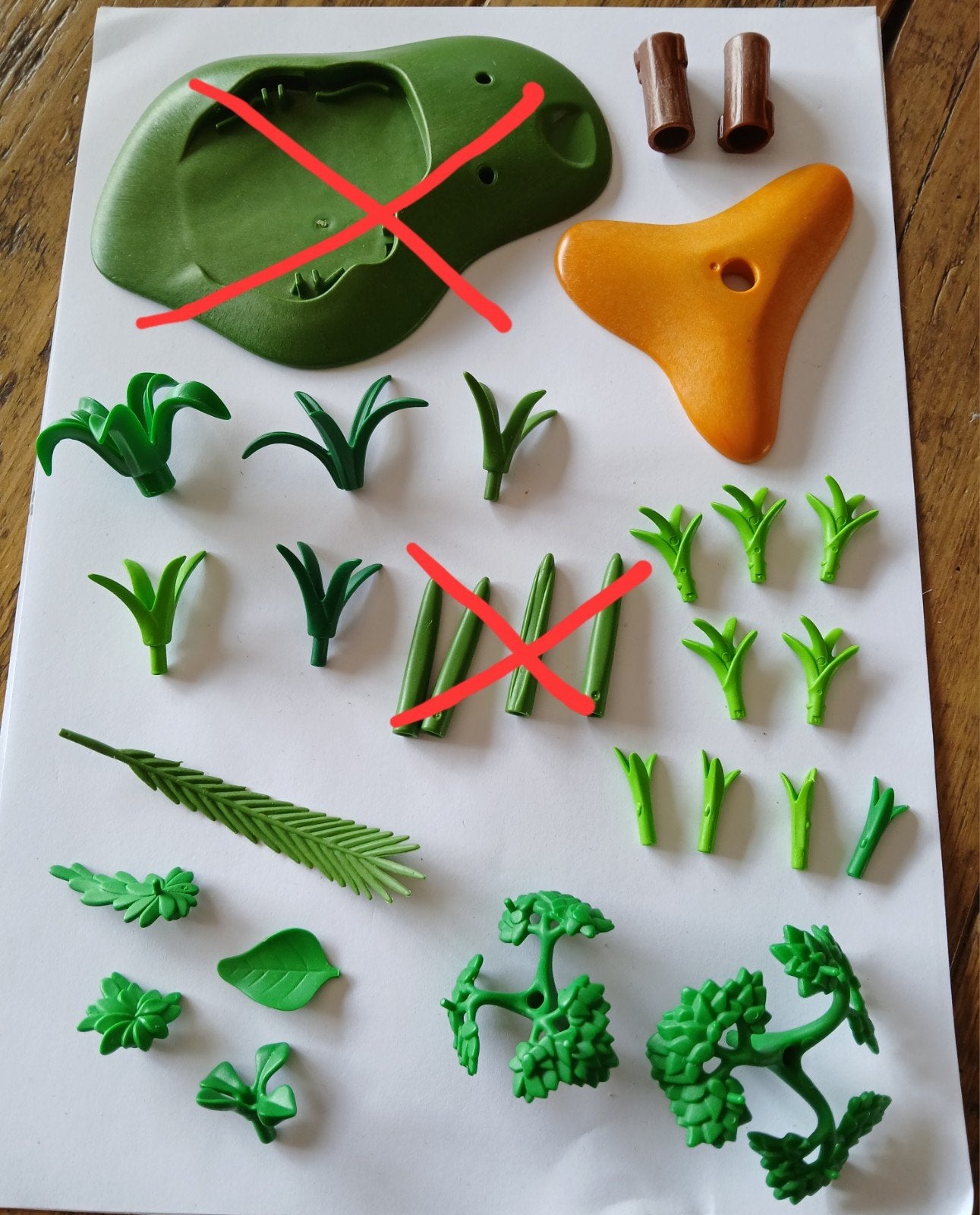 losse onderdelen groen planten delen bomen enz, Kinderen en Baby's, Ophalen of Verzenden, Zo goed als nieuw, Losse onderdelen