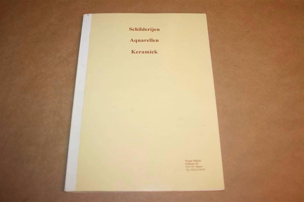 Schilderijen Aquarellen Keramiek - Wieger Bijkerk, Boeken, Kunst en Cultuur | Beeldend, Gelezen, Ophalen of Verzenden