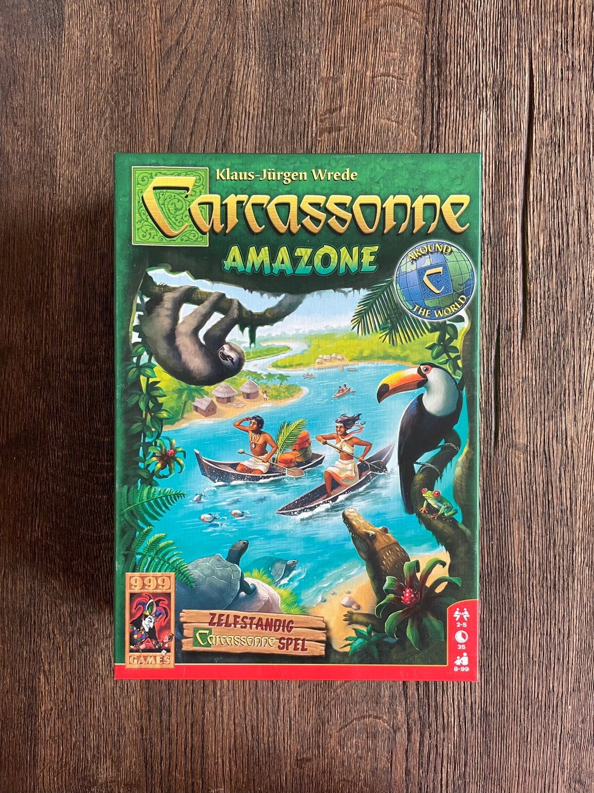 Carcassonne Amazone, Vijf spelers of meer, Ophalen of Verzenden, Zo goed als nieuw, 999 Games