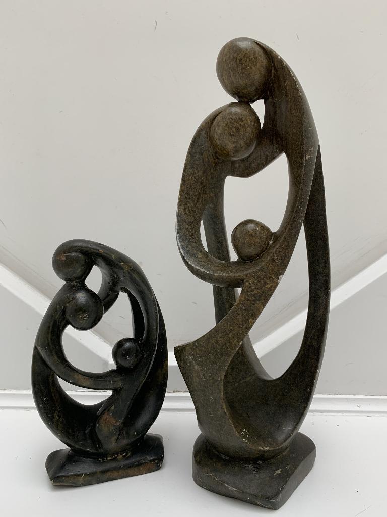 Afrikaanse soapstone beeldenset, Ophalen of Verzenden