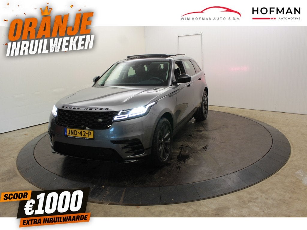 Land Rover Range Rover Velar 2.0 P400e R-Dynamic Trekh Pano, Auto's, Land Rover, 2174 kg, 4 cilinders, 2000 kg, Range Rover Velar