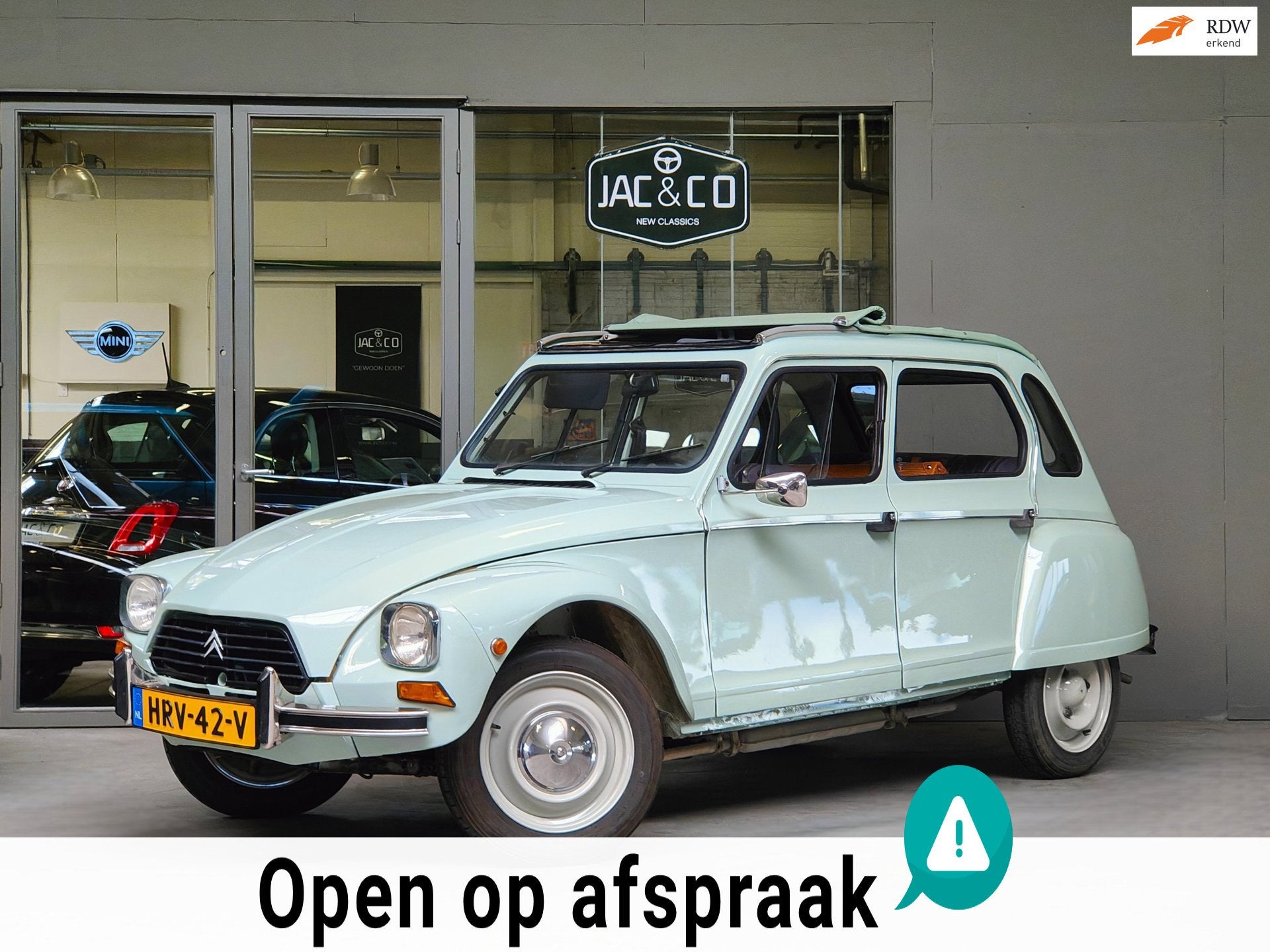 Citroen Dyane 6 Comfort, Auto's, Voorwielaandrijving, Stof, Overige modellen, Handgeschakeld