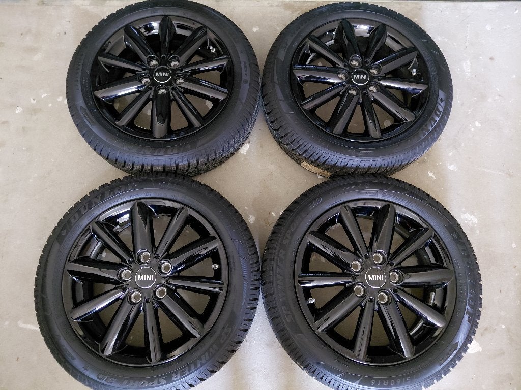 Nieuwe 16 inch velgen met winterbanden Mini F55 / F56 / F57, Ophalen