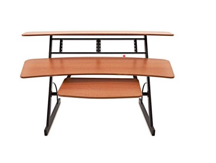 Studio Desk 3 laags met 19inch rack + speaker stand, Ophalen, Gebruikt