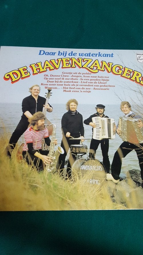 lp de havenzangers daarbij de waterkant, Ophalen of Verzenden