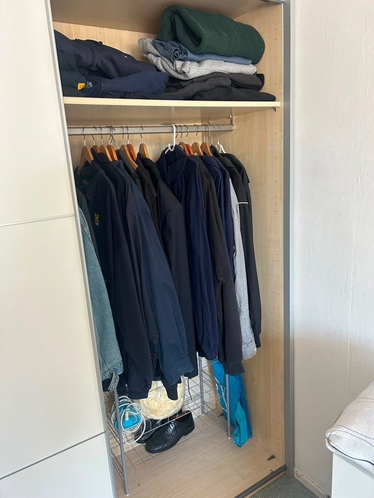 Kleding kast gratis, Ophalen, Met deur(en), Gebruikt, 200 cm of meer