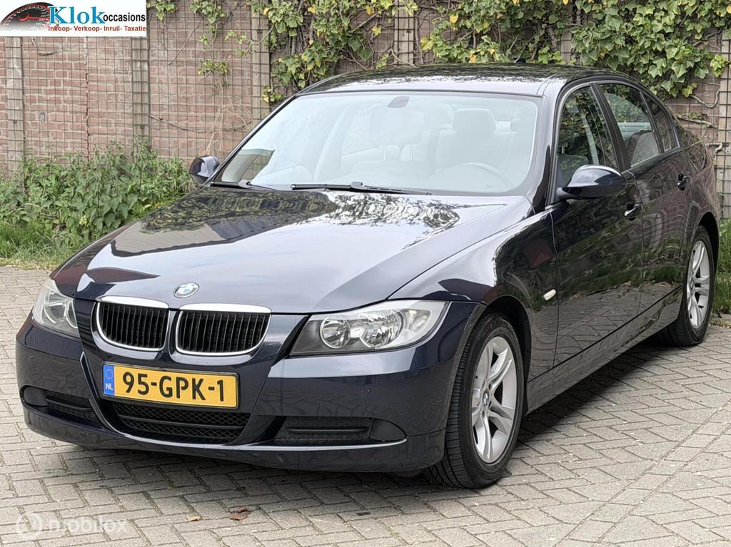 BMW 3-serie 316i Business Line NAP Clim Cruise Trekhaak Navi, Auto's, 4 cilinders, Blauw, 122 pk, Origineel Nederlands