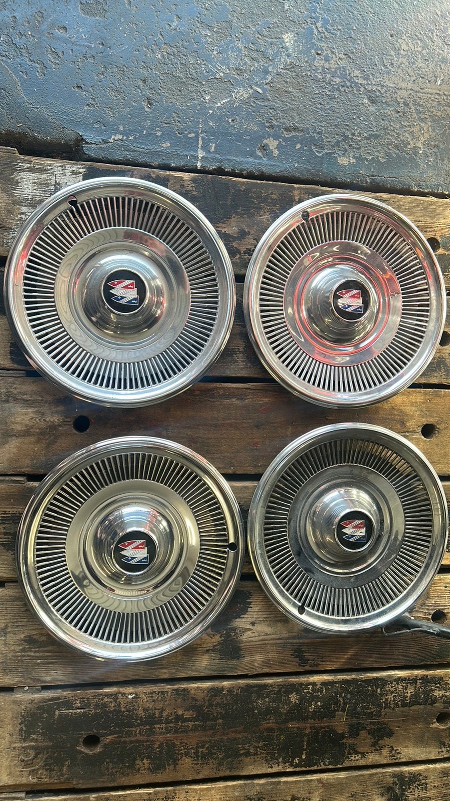 Buick wieldoppen, Ophalen, Gebruikt