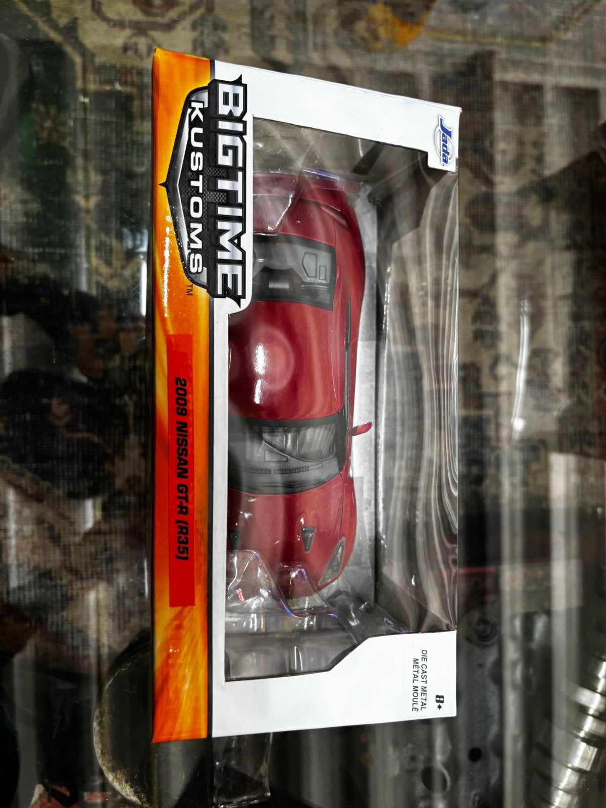 Jada Toys Bigtime Kustoms 2009 Nissan GT-R (R35) 1:24, Ophalen of Verzenden, Nieuw, Auto, Overige merken