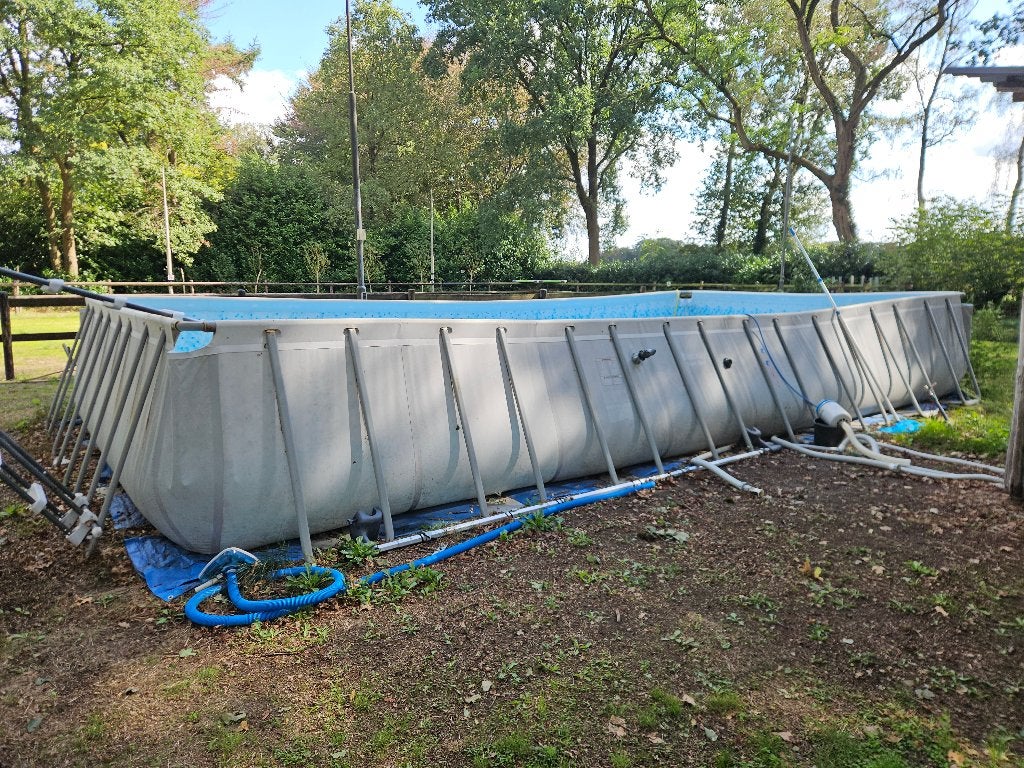 Bestway zwembad 956cmx 488x 132 cm, Gebruikt, 300 cm of meer, Rechthoekig, Ophalen