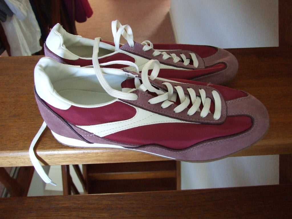 Zara nieuw sneakers gympen aubergine/taupekleur 42, Overige kleuren, Zara, Nieuw, Ophalen of Verzenden
