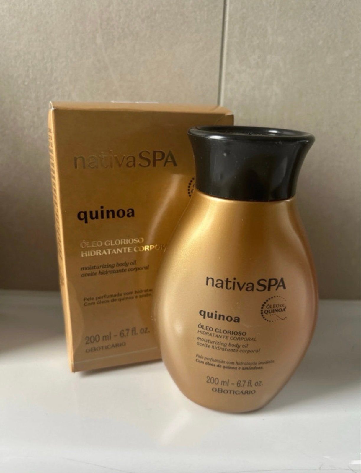 Nativa SPA Quinoa Hydraterende Body Olie 200ml, Sieraden, Tassen en Uiterlijk, Uiterlijk | Lichaamsverzorging, Ophalen of Verzenden