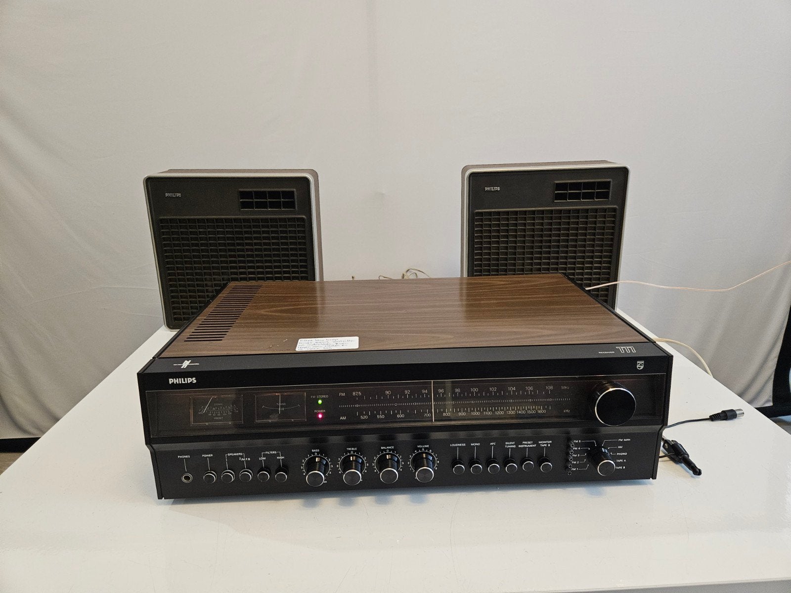 Philips 777 Vintage Receiver - Goede Staat, Ophalen of Verzenden, Philips, Info@philips.com, Philips Consumer Lifestyle B.V., High Tech Campus 5, 5656 AE Eindhoven, Nederland