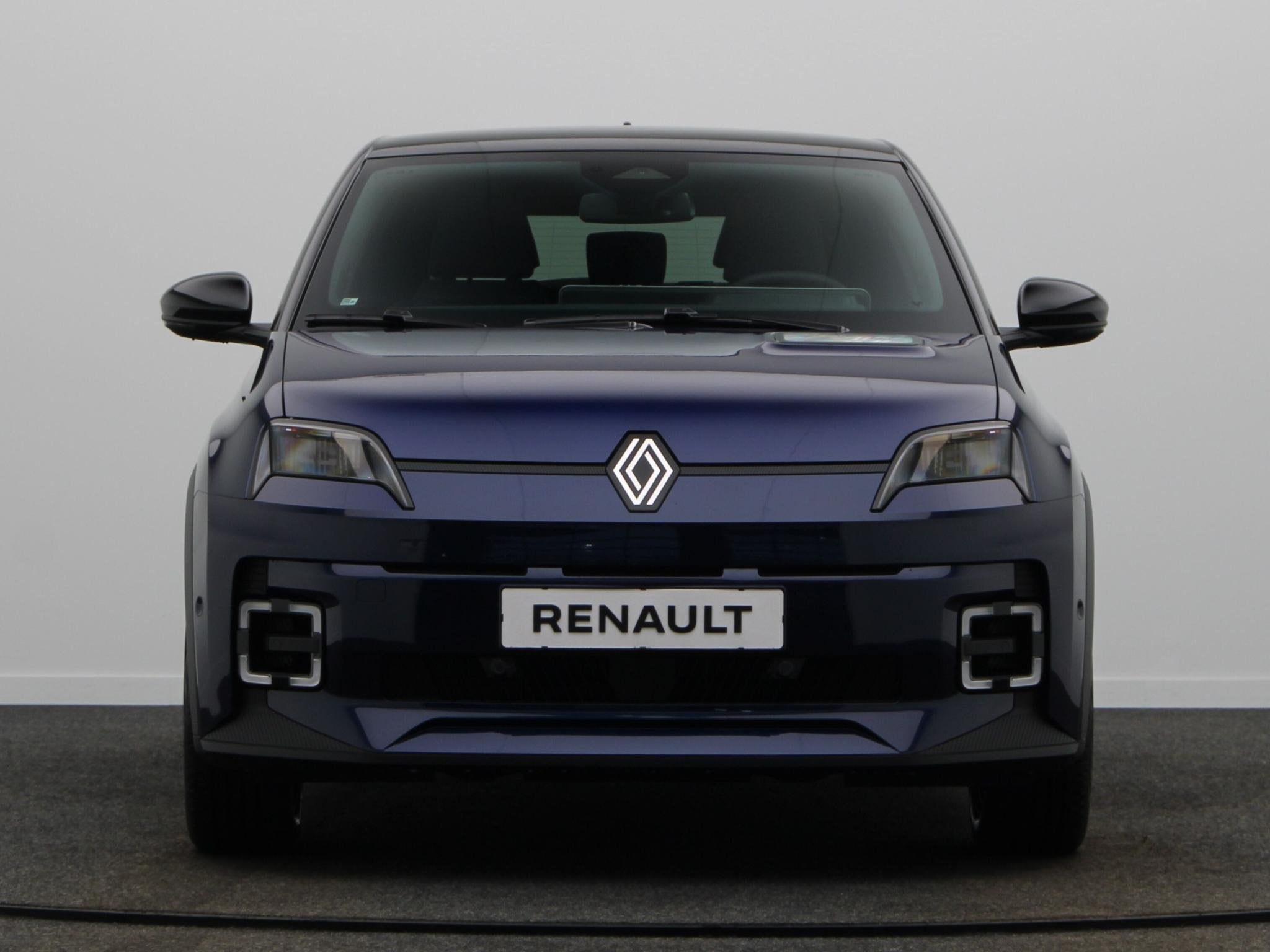 Renault 5 comfort range techno 52 kWh | Vijf jaar garantie |, Auto's, Dealer onderhouden, Stof, Blauw, 31 min