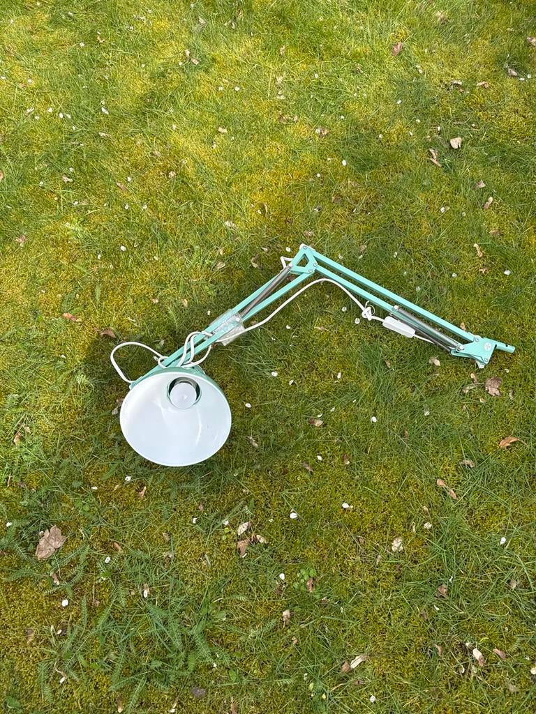 Ikea tafellamp groen, Ophalen, Gebruikt, Metaal, Minder dan 50 cm
