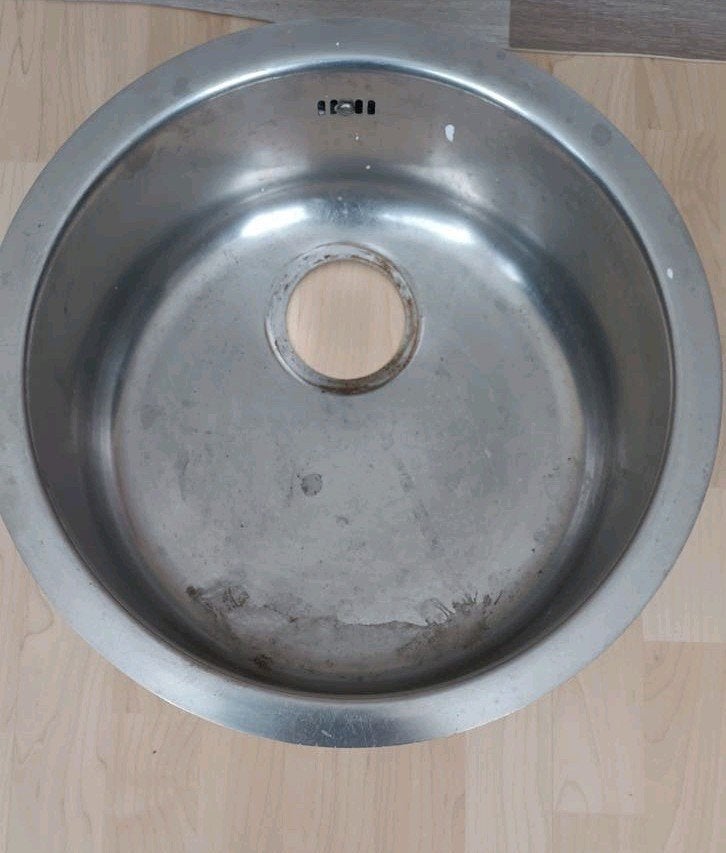 Spoelbak rond 44x14diep 2kg/ ook Reginox beide 10euro, Ophalen, 25 tot 50 cm, Minder dan 100 cm