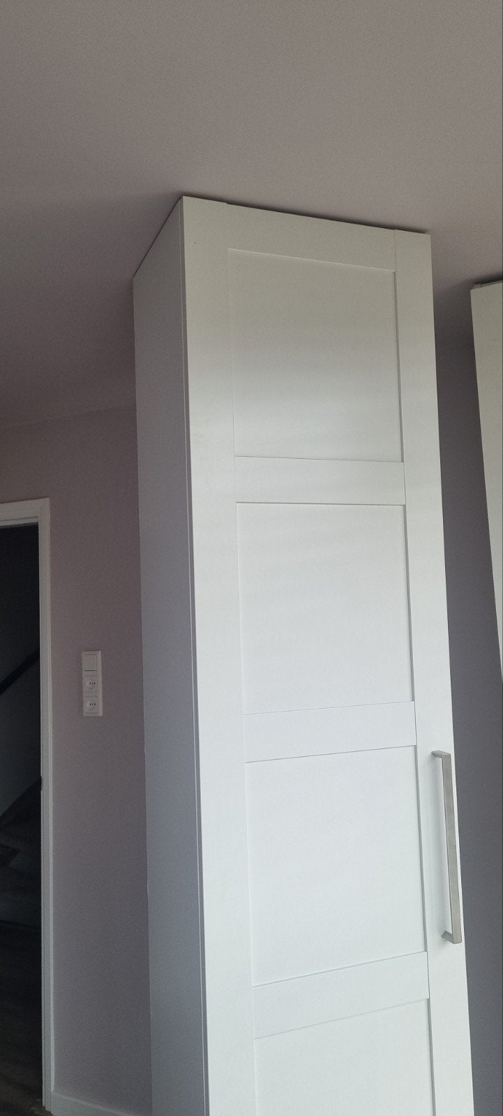 IKEA PAX BERGSBO deur 50x229 cm met scharnieren en handgreep, Overige materialen, Minder dan 50 cm, Gebruikt, 200 cm of meer