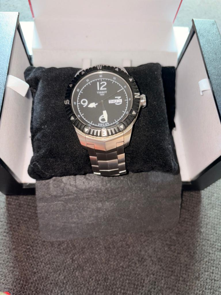 Tissot heren horloge, Overige merken, Staal, Staal, Polshorloge