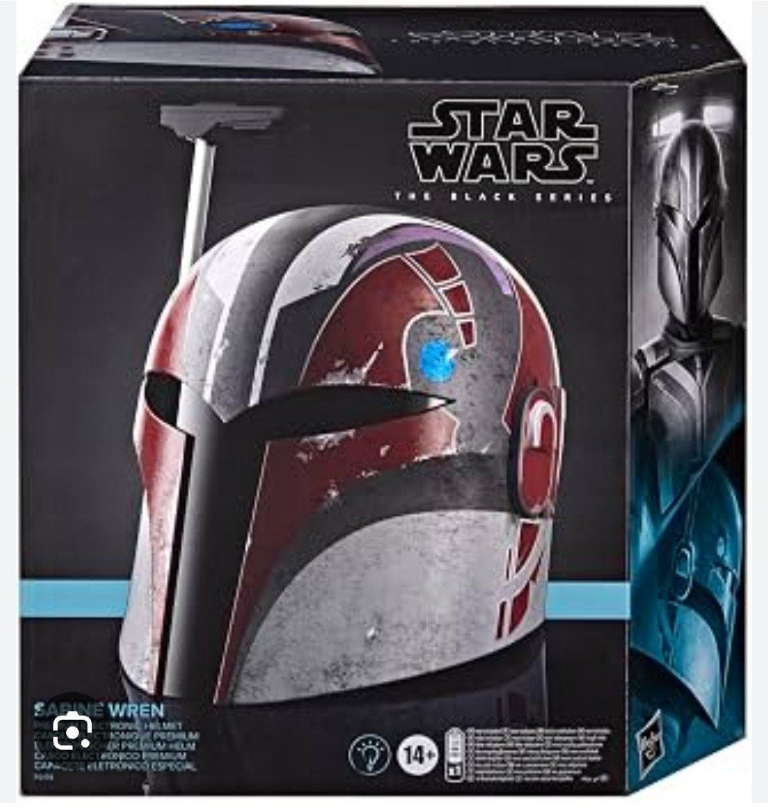 Star Wars Black Series Helm Sabine Wren, Ophalen of Verzenden, Zo goed als nieuw, Actiefiguurtje