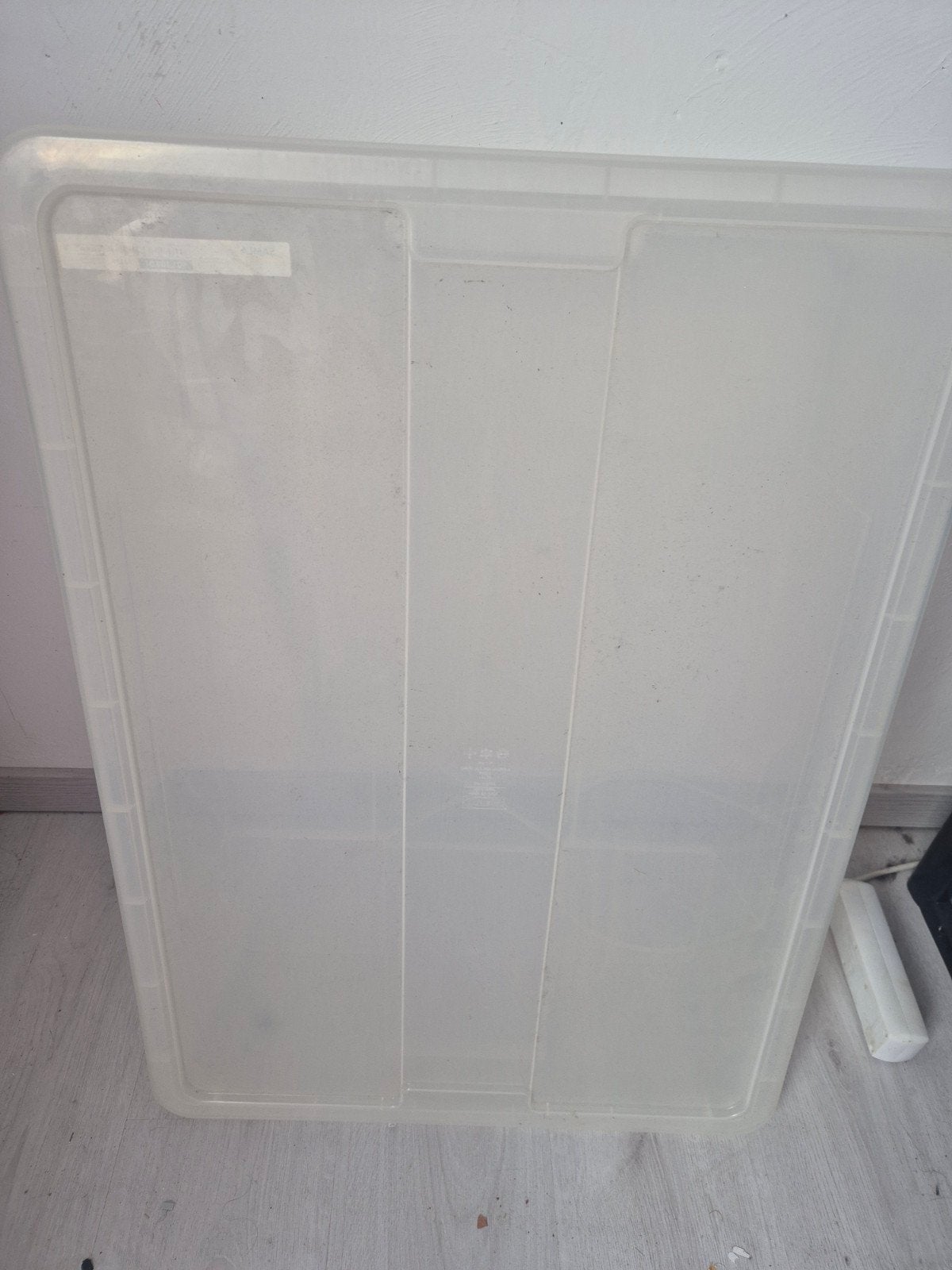 IKEA SAMLA opbergdoos met deksel - 55 liter, 3 stuks r, Ophalen, Doos, 40 tot 60 cm, Minder dan 35 cm